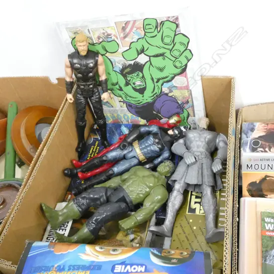 BOX LOT CHILDRENS TOYS 