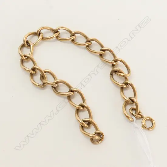 GOLD PLATED CHAIN BRACELET