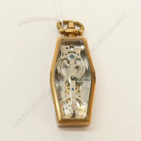 C1950 PENDANT WATCH EXPOSED MECHANISM