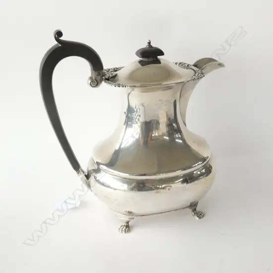 STG SILVER HOT WATER POT B'HAM 1924 571 GRAMS TOTAL