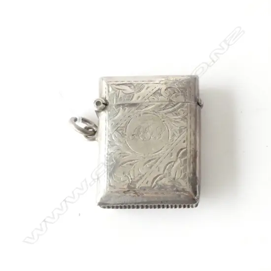 SILVER EMBOSSED VESTA