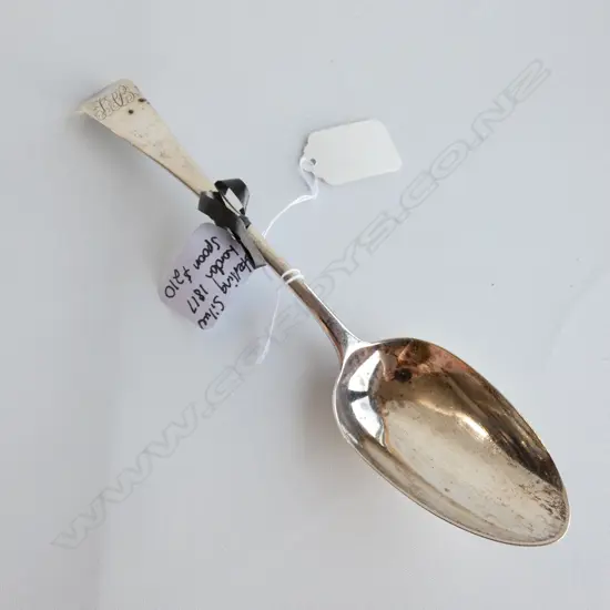 GEORGIAN STG SILVER TABLE SPOON LONDON 1817