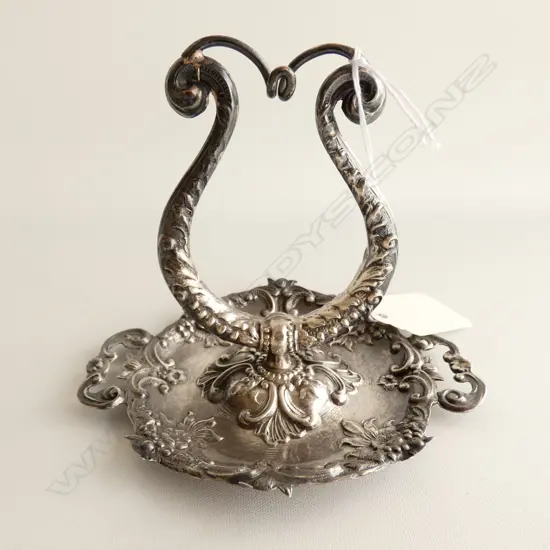 EDWARDIAN SILVER POCKETWATCH HOLDER Birmingham 1902