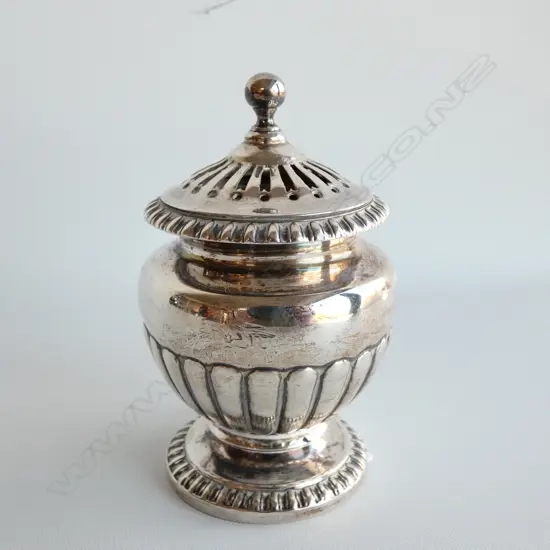 GEORGE III STG SILVER PEPPER POT LONDON 1814 84 GRAMS