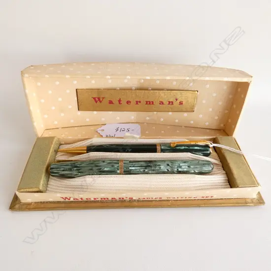 CASED WATERMANS LADIES WRITING SET