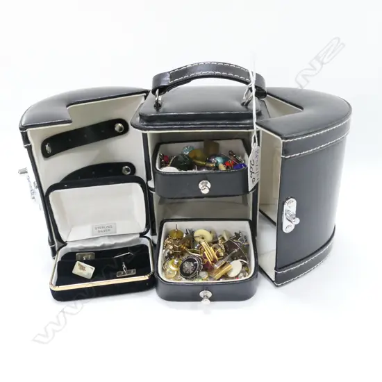 JEWELLERY BOX AND COSTUME PIECES