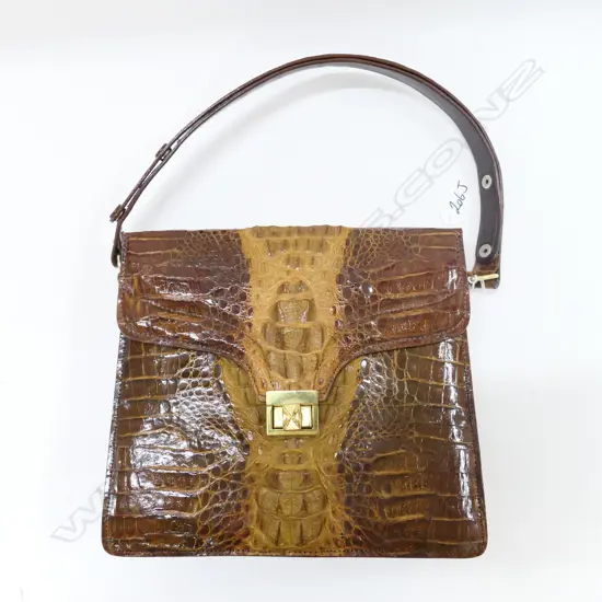 CROCODILE HANDBAG