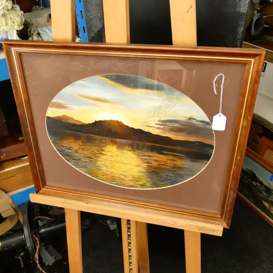 NOELINE GRANT ACRYLIC COASTAL SUNSET 280X380mm