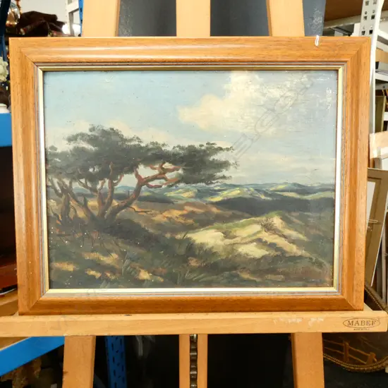 R H O'CAEMAN ? C1900 OIL EXTENSIVE LANDSCAPE