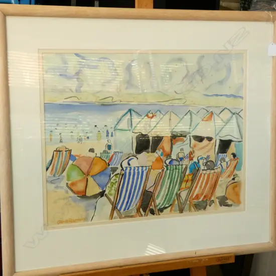 GLENDA ROBERTS, WATERCOLOUR ON PAPER . SIGNED AND DATED