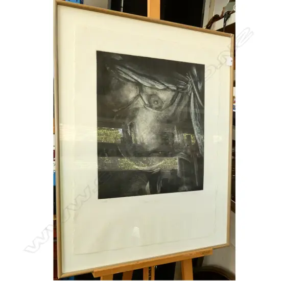 "PROFF" PETER LIGGENS SCREENPRINT , FRAME SINGED AND DATED