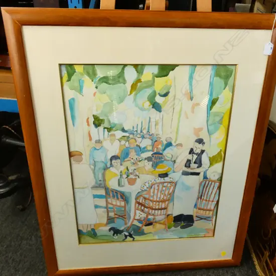 GLENDA ROBERTS, WATERCOLOUR ON PAPER . SIGNED AND DATED