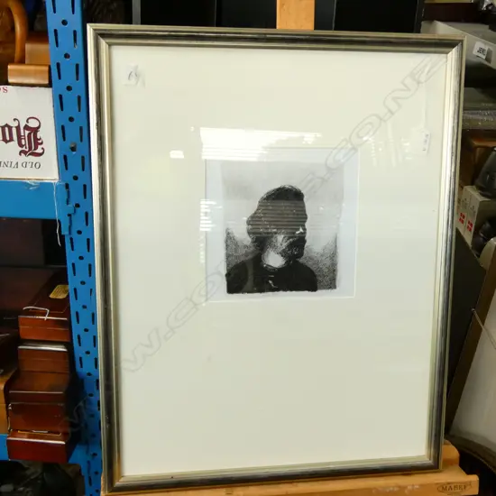 SIMON VANDER SLUIJS ETCHING PORTRAIT