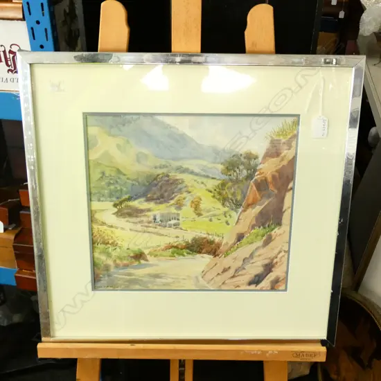 HERBERT ROGERSON WATERCOLOUR  ‘KOROTAKI’