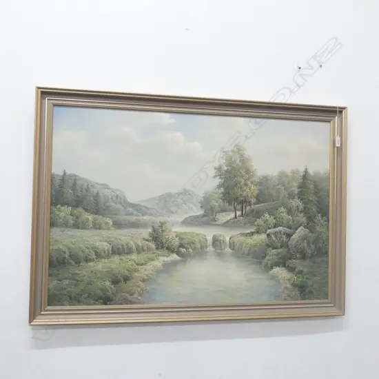 P WILSON OIL PAINTING L1020 MM