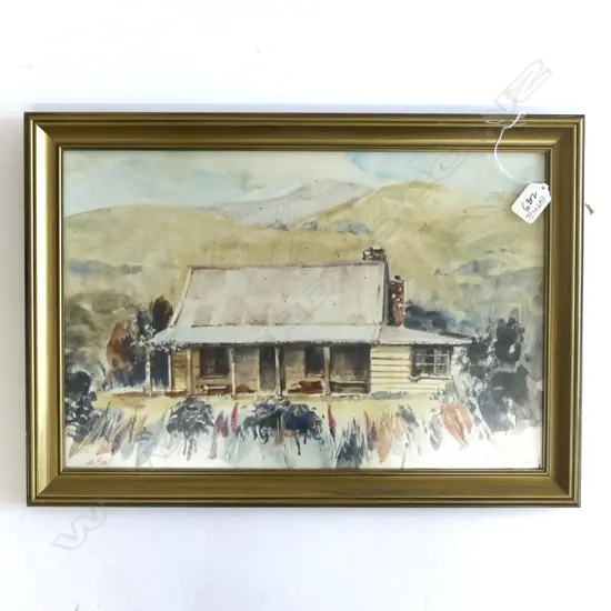 JOHN BRASELL W/COLOUR HEDLEY GREEN COTTAGE 430 X 230 MM