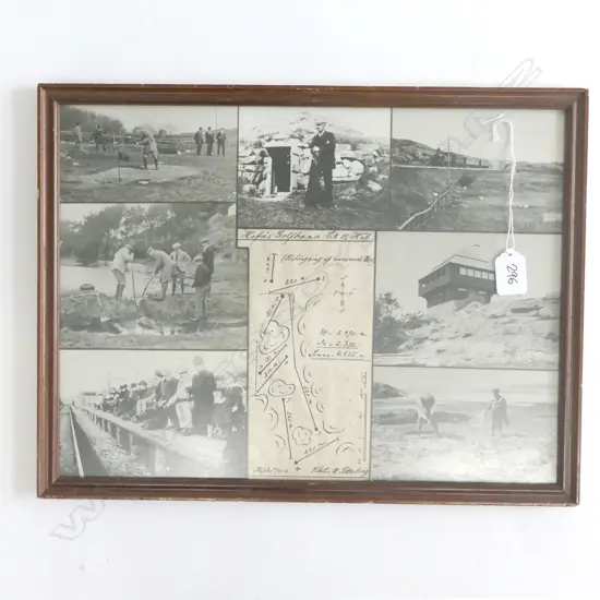 PLAN OF THE HOFAS GOLF COURSE BUILD BY VIKTOR H. SETTERBERG   C1932 SWEDENS OLDEST GOLF CLUB