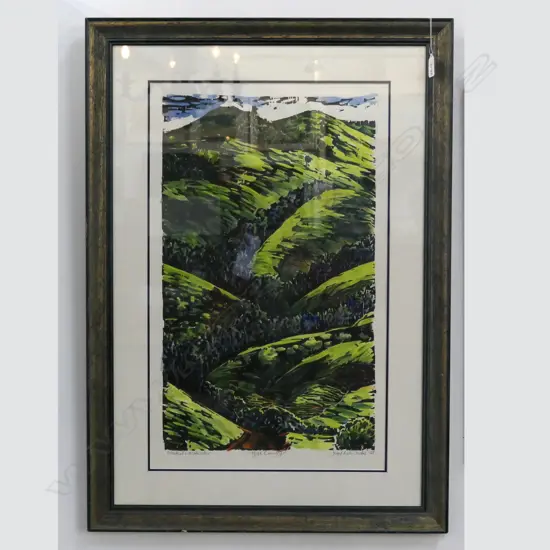 JENNY LOCKE FORBES 'HIGH COUNTRY' MIXED MEDIA 830 X 590MM FRAME