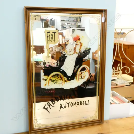 FIAT ADVERTISING MIRROR 545 X 815MM
