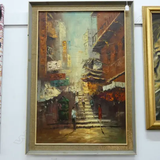 ORIENTAL OIL ON CANVAS 895 X 590 IMAGE