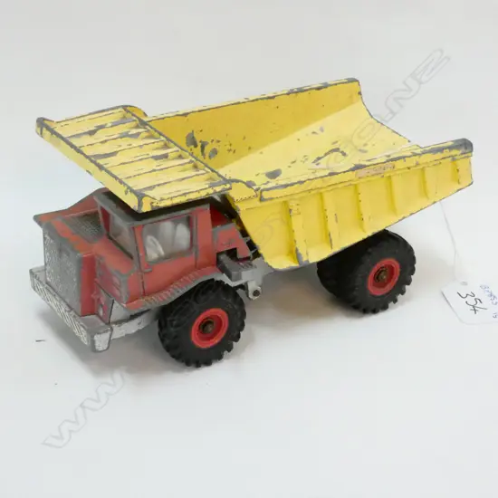 DINKY TOYS TINPLATE CENTAUR DUMP TRUCK MADE IN ENGLAND SPRING ACTION WORKING ORDER