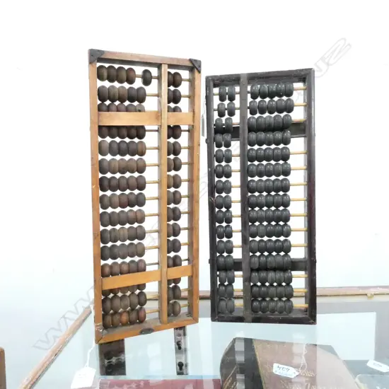 2 OLD ORIENTAL ABACUSES L. 400MM