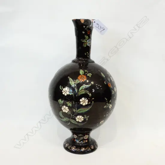 OLD CONTINENTAL POTTERY VASE A/F