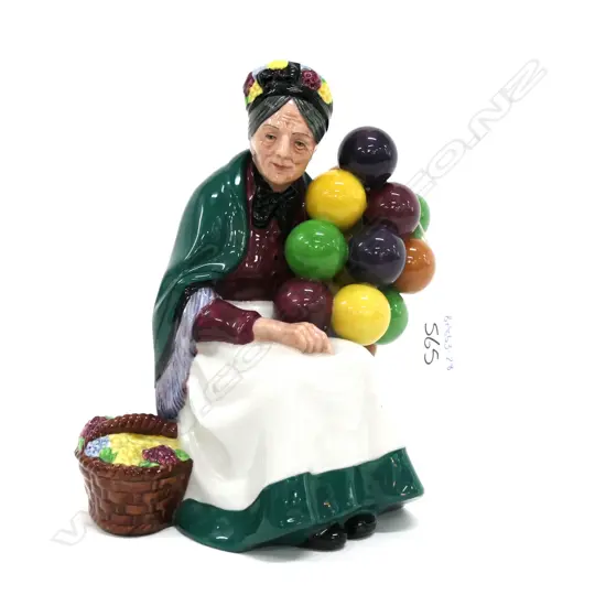 ROYAL DOULTON, THE OLD BALLOON SELLER, H 180MM