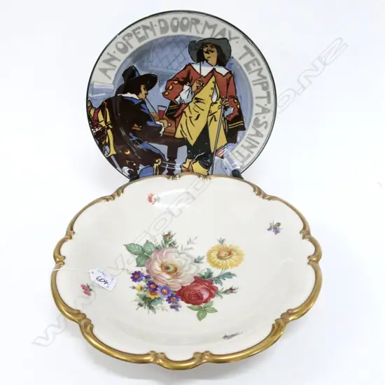 BAVARIAN CHARGER AND DOULTON RACK PLATE