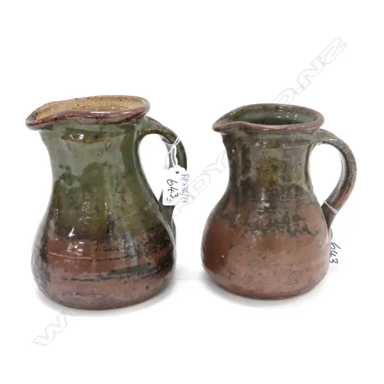 2 JOHN VAN DER PUTTEN JUGS H. 165MM