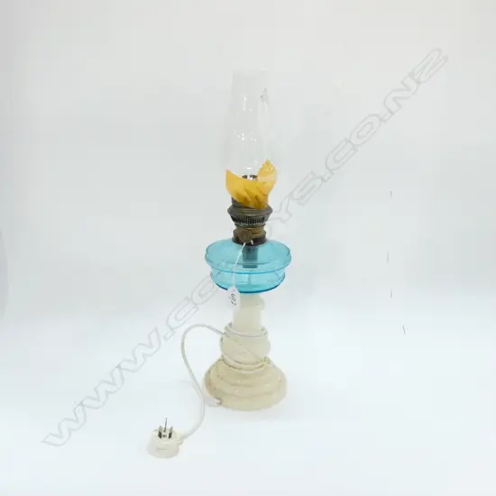 ELECTRIFIED KEROSENE LAMP H. 510MM