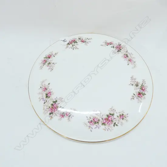 R/ALBERT LAVENDER ROSE CAKE PLATE 285MM DIA