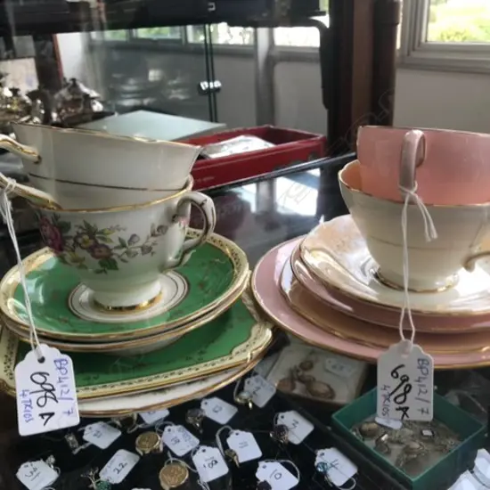 4 ASST. TRIOS; PARAGON, BALMORAL, R/STAFFORD, WEDGWOOD