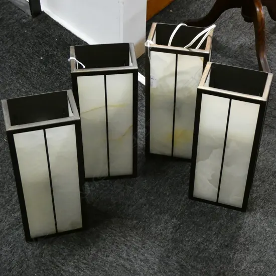 4 RETRO WALL LIGHTS L. 350MM