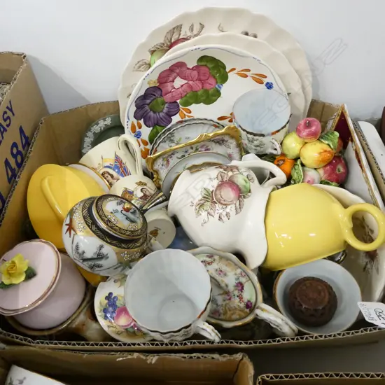 BOX LOT ASST CHINA; ROYALS ETC