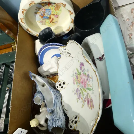 BOX LOT ASST CERAMICS