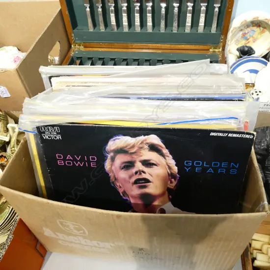 ASST BOX LOT OF RECORDS