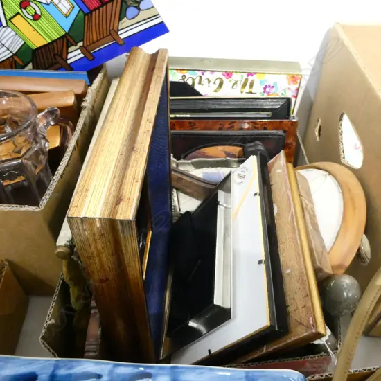 BOX LOT FRAMES ETC