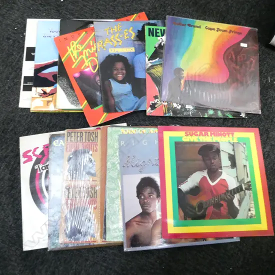 ASST RECORDS REGGAE/TOOTS/TOSH/MARLEY/DOLLAR BRAND ETC