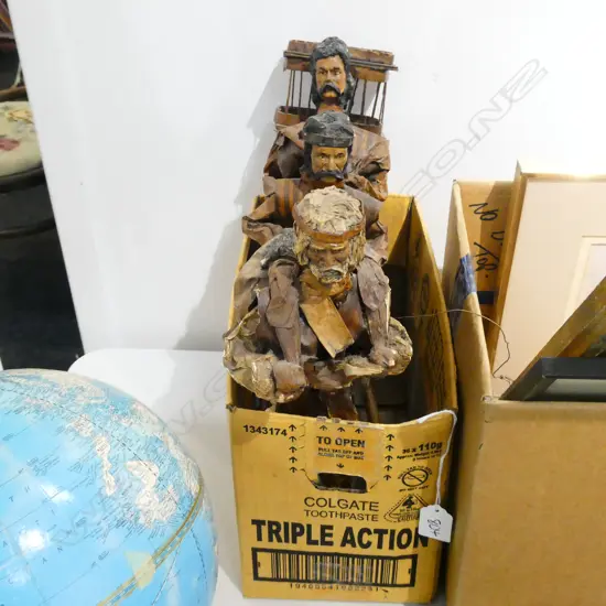 BOX LOT BIBLICAL CORN FIGURES