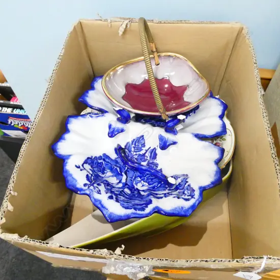 BOX LOT OF ASST CHINA FAULTS