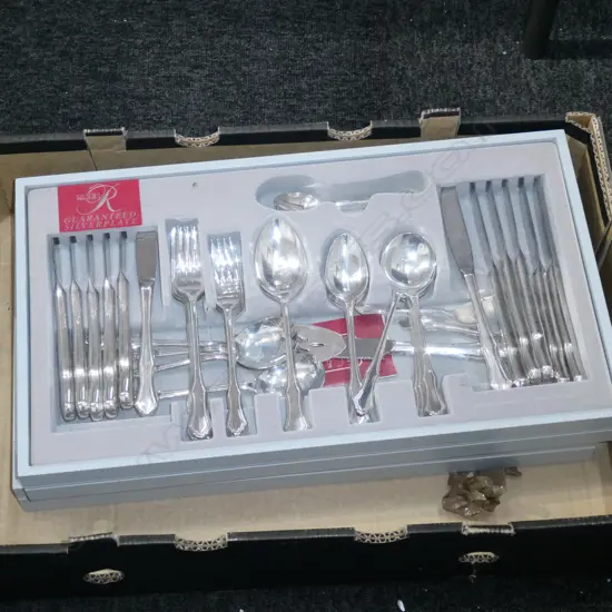 2 SILVER PLATED CUTLERY SETS