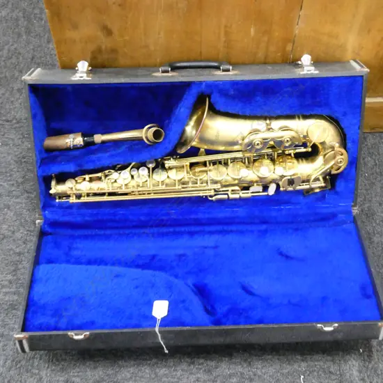 VINTAGE SAXOPHONE, CASED