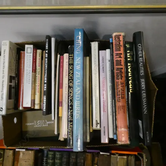BOX LOT BOOKS ART INTEREST