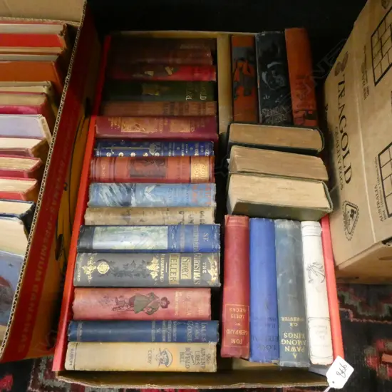 BOX LOT VINTAGE BOOKS
