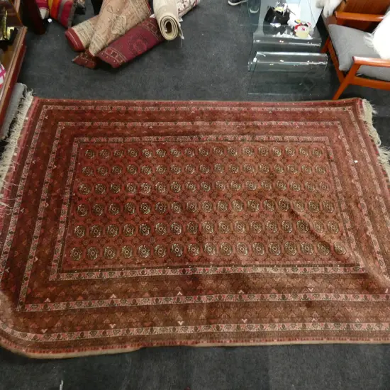 LARGE HAND KNOTTED PERSIAN RUG W 1990 MM