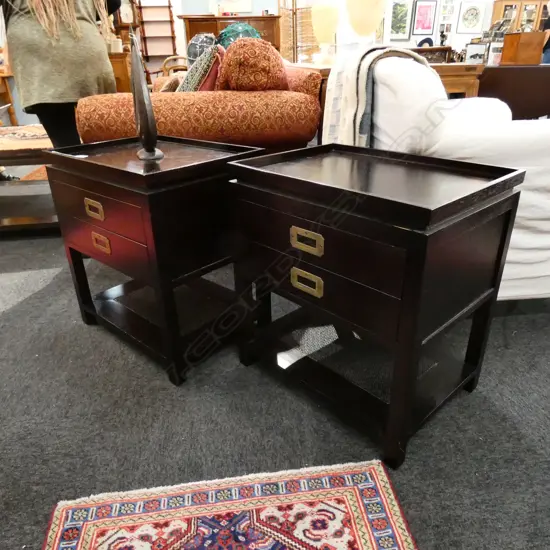 PAIR OF BEDSIDE CABINETS