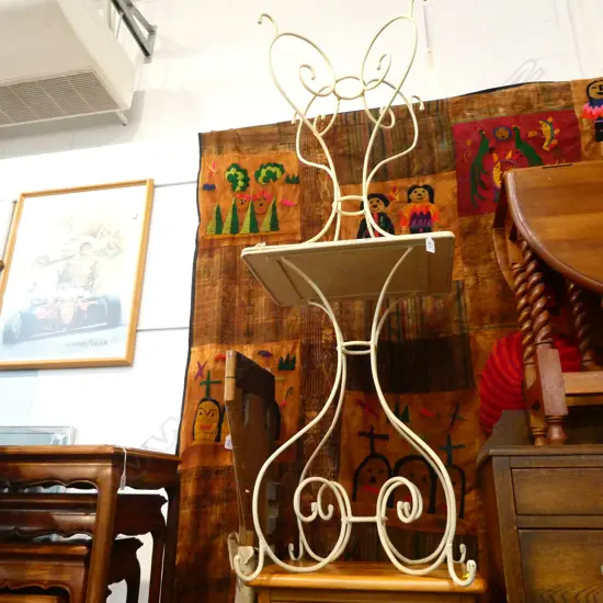 PR PAINTED METAL SIDE TABLES H. 750MM