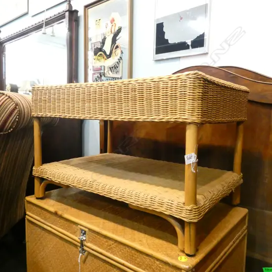 CANE COFFEE TABLE H. 490MM L. 770MM