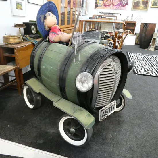 WINE BARREL CAR L. 1150MM